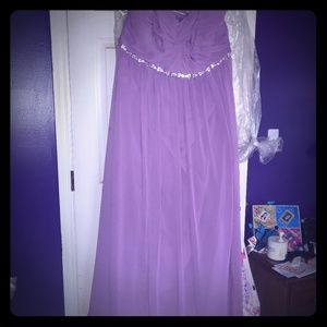 David's Bridal bridesmaid dress size 22 Wisteria